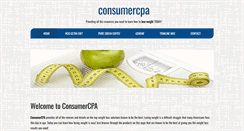 Desktop Screenshot of consumercpa.com