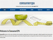 Tablet Screenshot of consumercpa.com